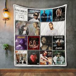 Omarion Album Covers Quilt Blanket and Home Decor
