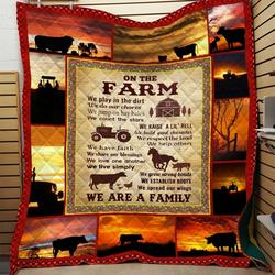 On The Farm Quilt Blanket and Home Decor