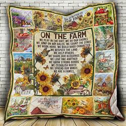 On The Farm Quilt Tdhfu and Home Decor