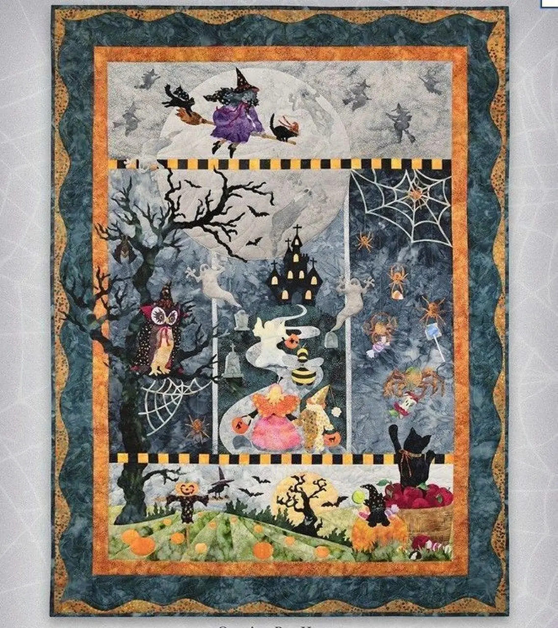 Once In A Boo Moon Cly Quilt Tdhiw and Home Decor
