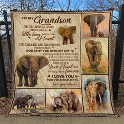Once Upon A Time A Little Girl Who Stole My Heart Bt Quilt Grandson and Home Decor