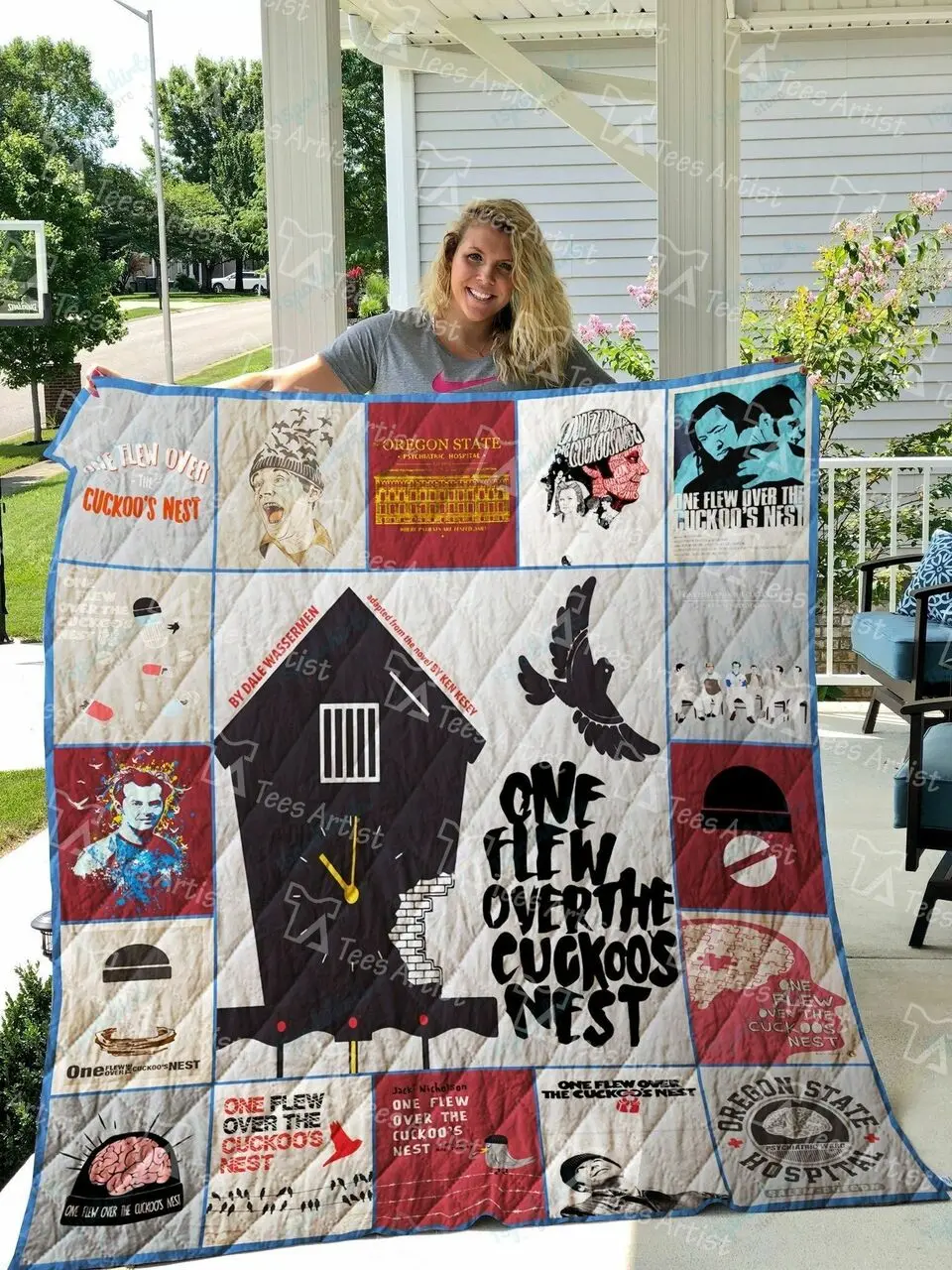 One Flew Over The Cuckoo S Nest Quilt Blanket 01946 and Home Decor