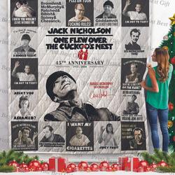 One Flew Over The CuckooS Nest Poster Quilt Blanket and Home Decor