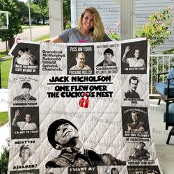 One Flew Over The CuckooS Nest Poster Quilt and Home Decor