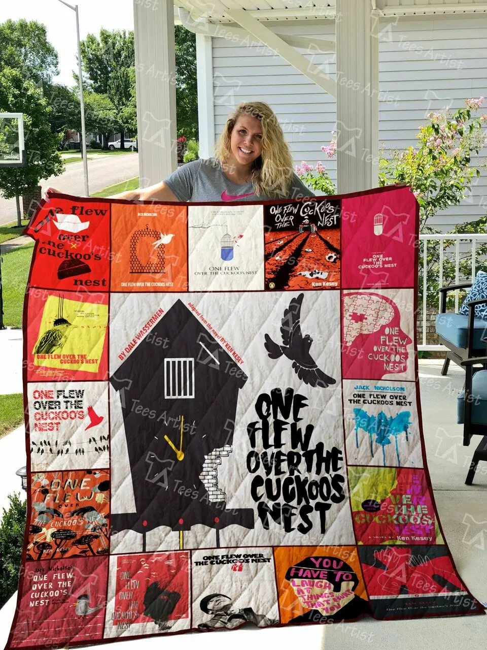 One Flew Over The CuckooS Nest Quilt Blanket and Home Decor