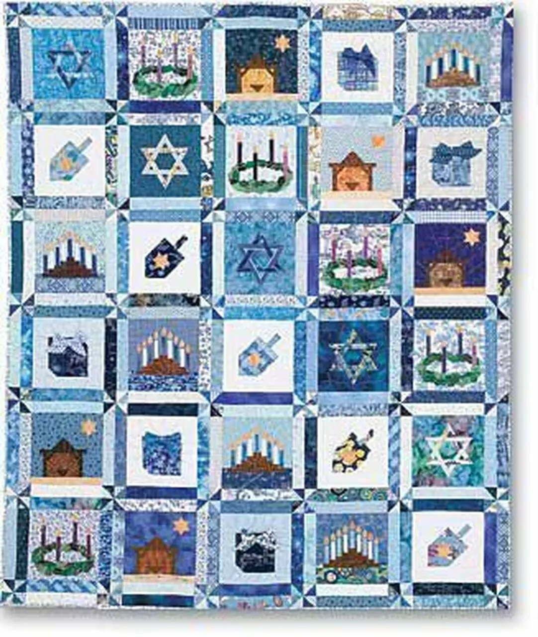 One Happy Family Jewish Quilt Tdhct and Home Decor