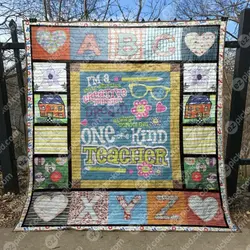One Of A Kind Teacher Quilt Blanket Ytp0  Quilt and Home Decor
