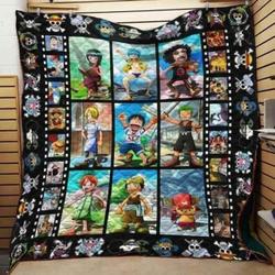 One Piece Kid Strawhat Blanket Th0907 Quilt and Home Decor