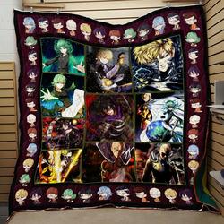 One Punch Fight Man Quilt V6  Quilt and Home Decor