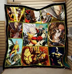 One Punch Man Fight Quilt V3  Quilt and Home Decor