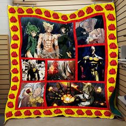 One Punch Man Quilt V9  Quilt and Home Decor