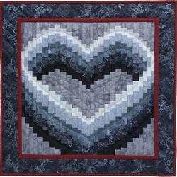 Open Heart Quilt Blanket Dhc3101111Lt and Home Decor