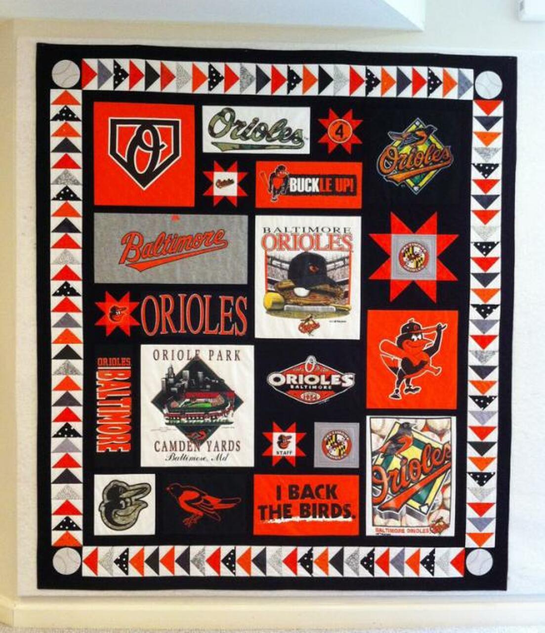 Orioles Quilt Blanket Tr12 Quilt and Home Decor