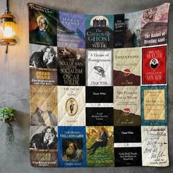 Oscar Wilde Blanket Th1507 Quilt and Home Decor