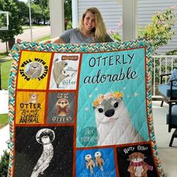 Otter Cl14100380Mdq Quilt Blanket and Home Decor