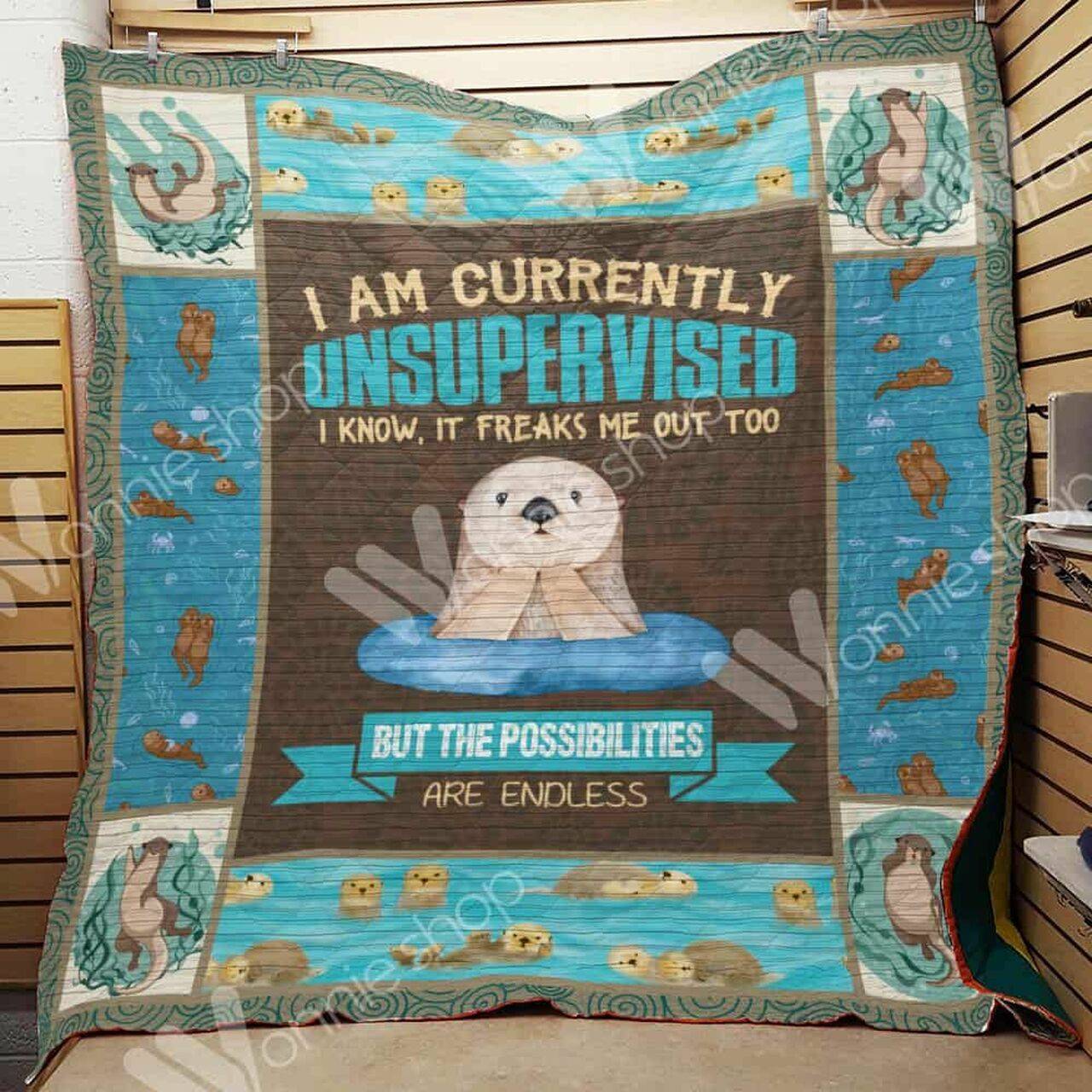 Otter Quilt Blanket Dhc1102553Td and Home Decor
