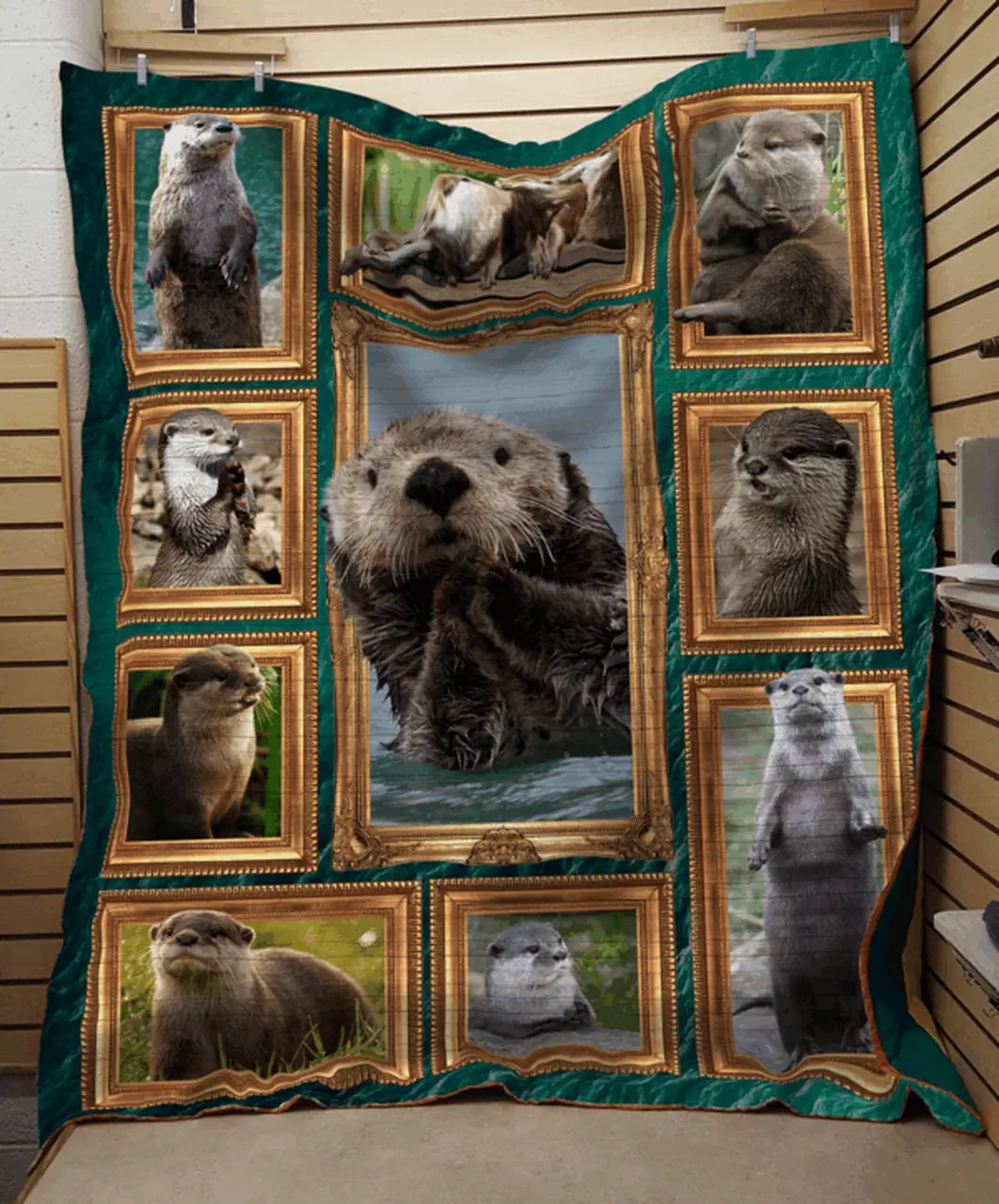 Otter Quilt Blanket Dhc150120599Td and Home Decor