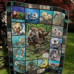 Otter Quilt Tdhxt and Home Decor
