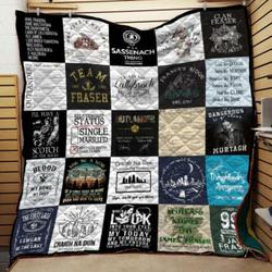 Outlander Collage Quilt Blanket  Quilt and Home Decor