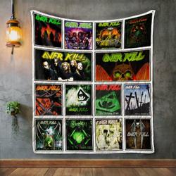 Overkill Album Covers Quilt Blanket and Home Decor