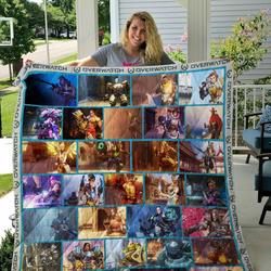 Overwatch Characters Quilt Blanket and Home Decor