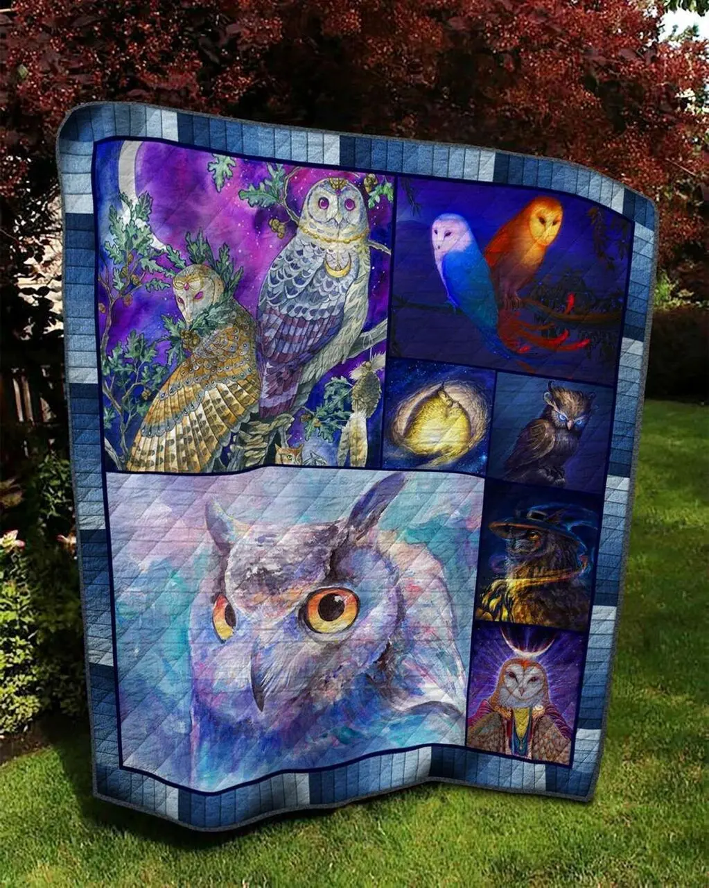 Owl Ah Quilt Derqjm and Home Decor