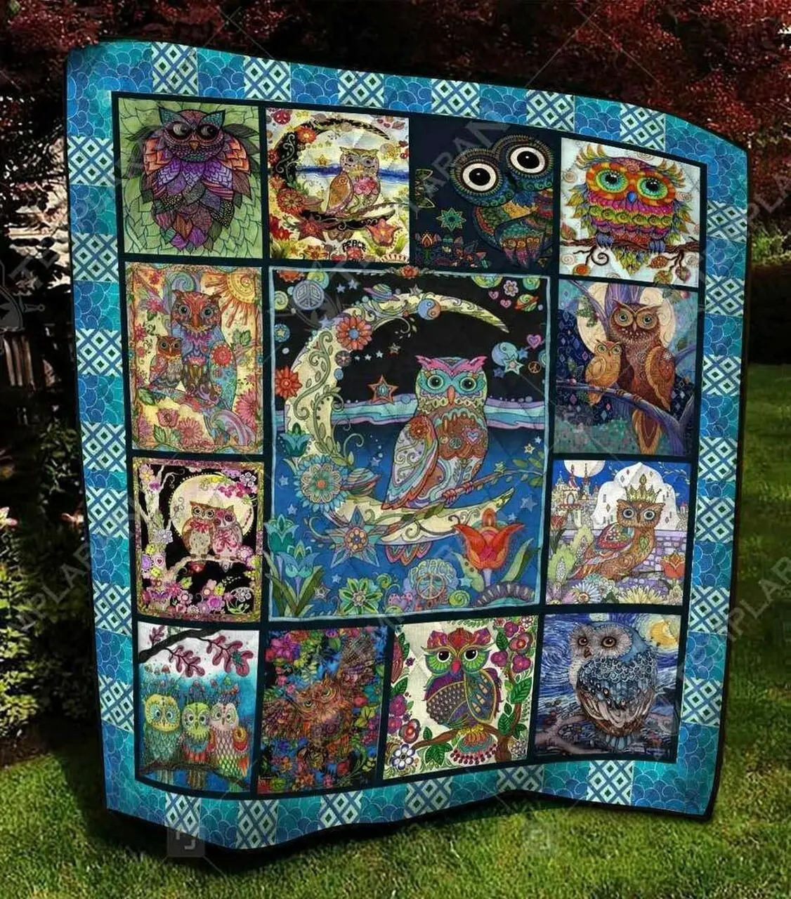 Owl Ah Quilt Derqpu and Home Decor