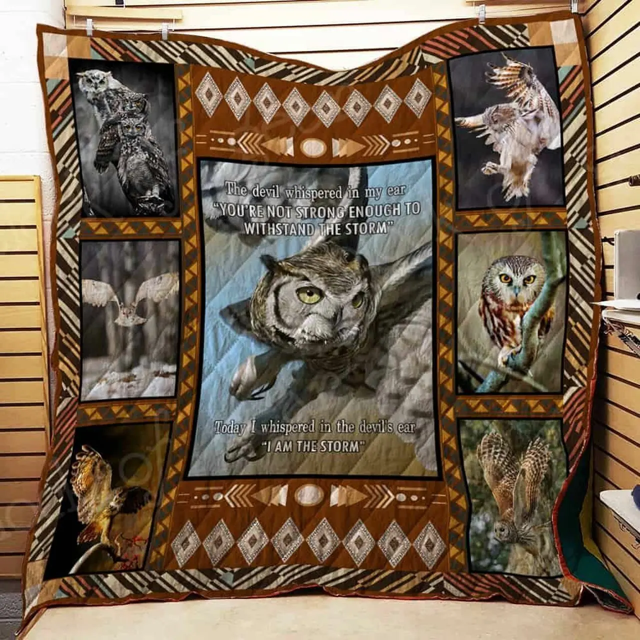 Owl Ah Quilt Derqqf and Home Decor