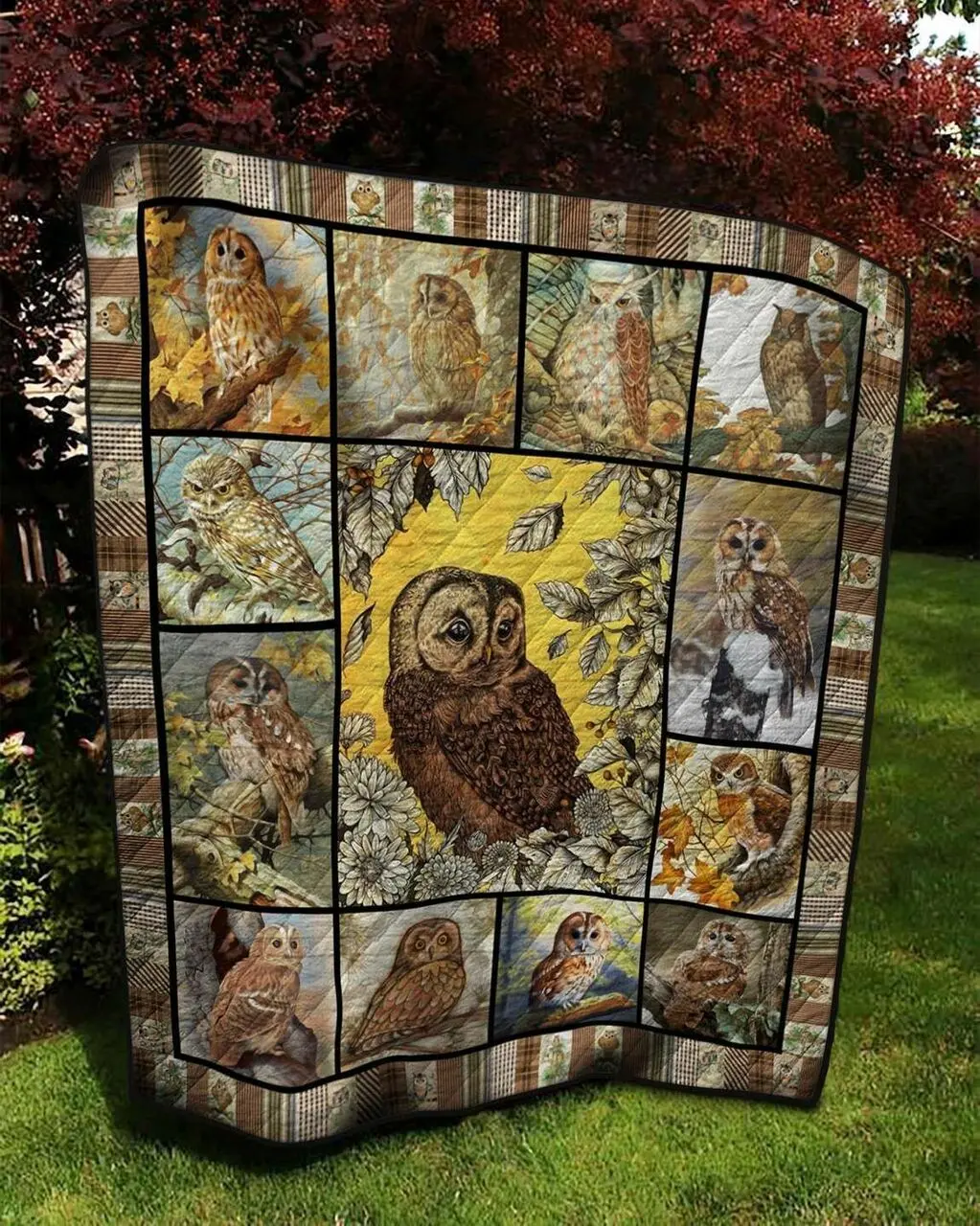 Owl Ah Quilt Derqsp and Home Decor