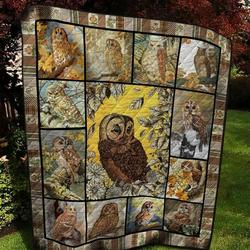 Owl Ah Quilt Derqsp and Home Decor