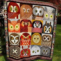 Owl Ah Quilt Derqtj and Home Decor