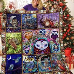 Owl Bbb071182 Quilt Blanket and Home Decor
