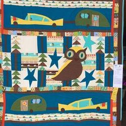 Owl Camping Car Quilt Tdhvw and Home Decor