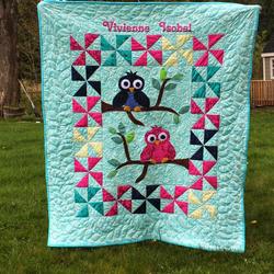 Owl Cla010767 Quilt Blanket and Home Decor
