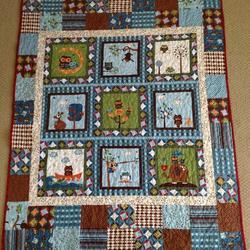 Owl Cla020718 Quilt Blanket and Home Decor