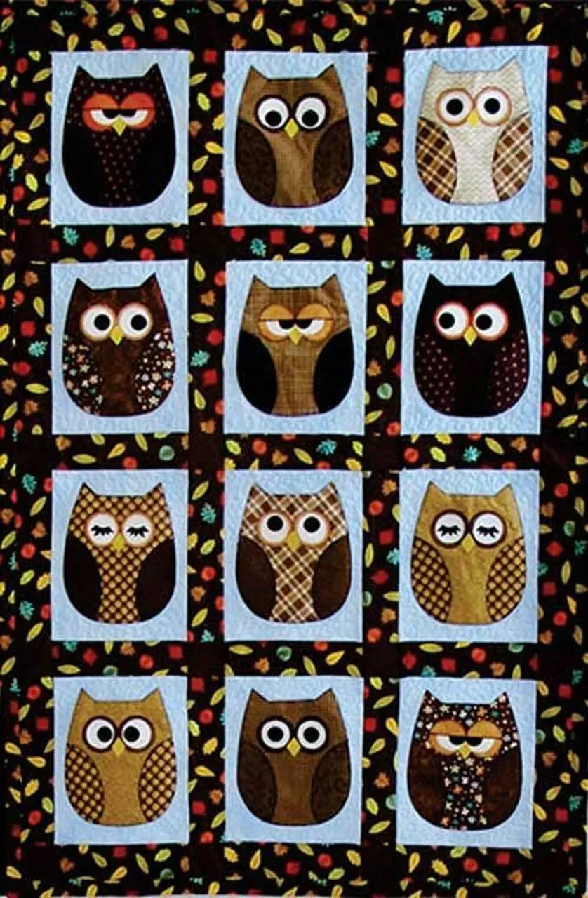 Owl Cla1010423Q Quilt Blanket and Home Decor