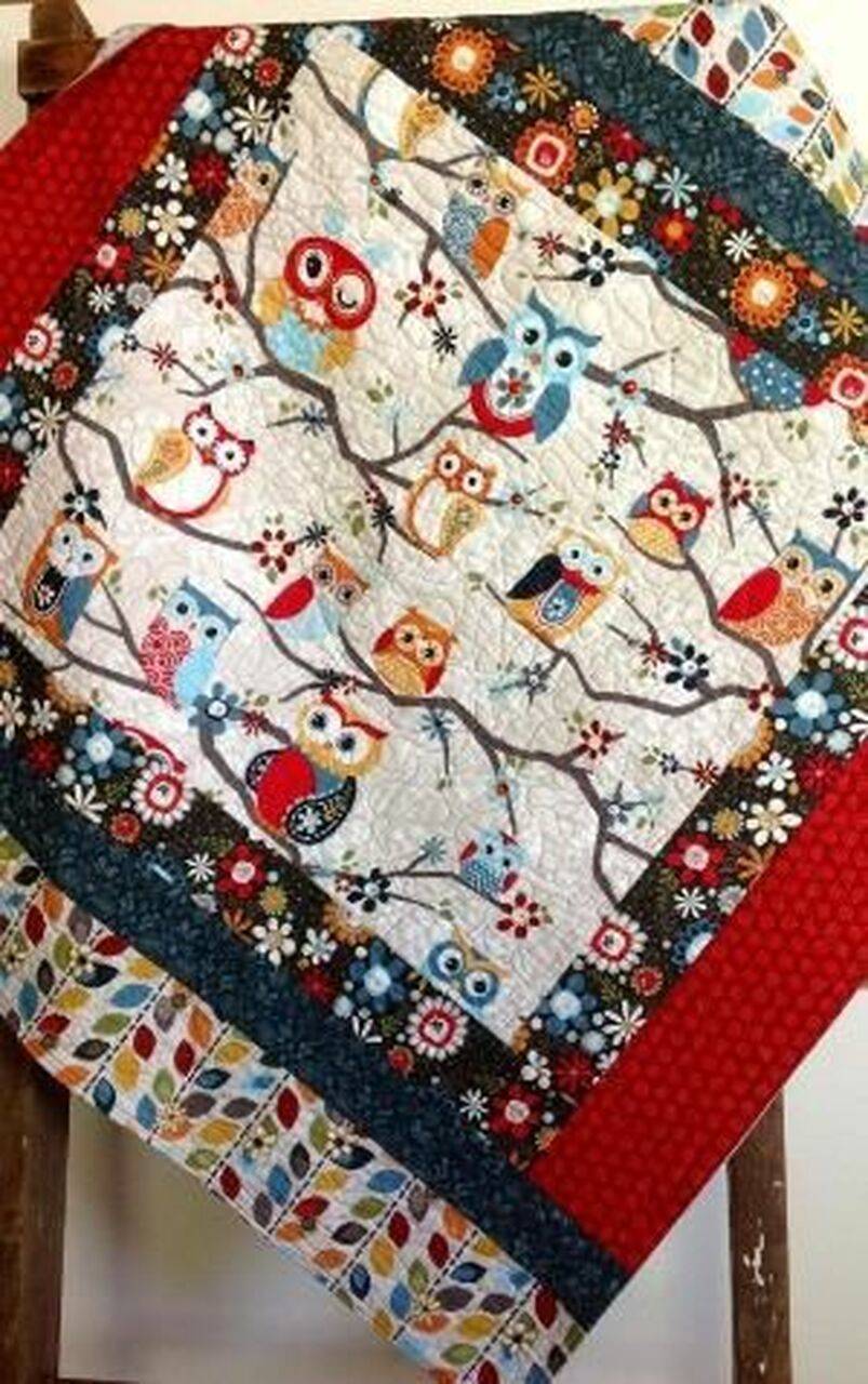 Owl Cla1010428Q Quilt Blanket and Home Decor
