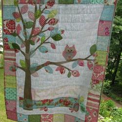 Owl Cla170642 Quilt Blanket and Home Decor