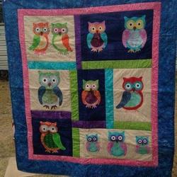Owl Cla1910374Q Quilt Blanket and Home Decor