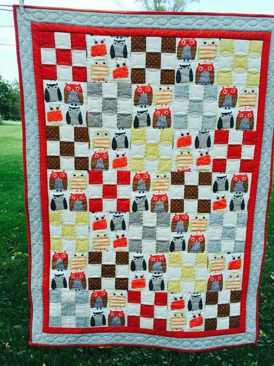 Owl Clp190660 Quilt Blanket and Home Decor