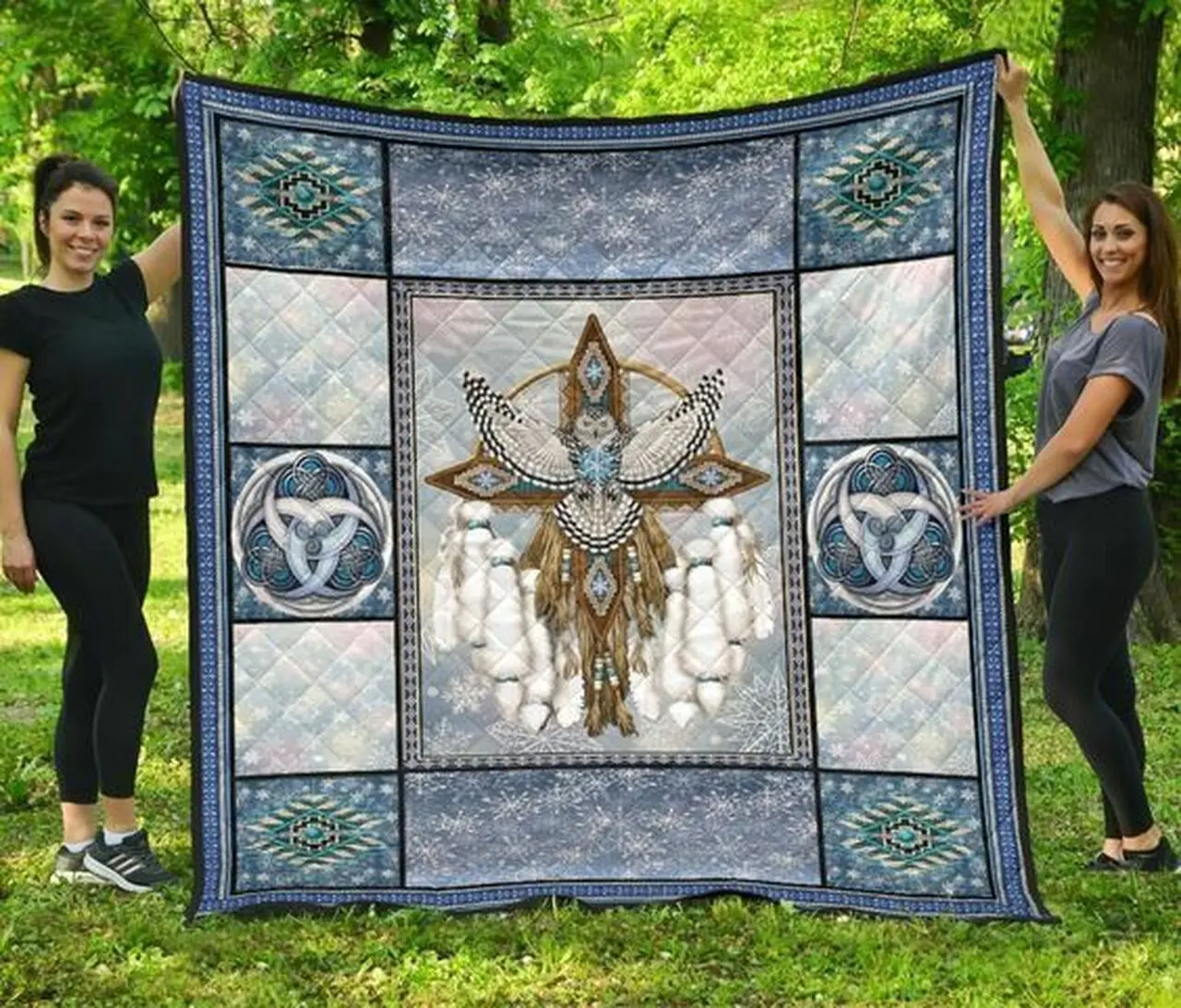 Owl Dreamcatcher Hur Quilt Cysiod and Home Decor