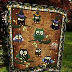 Owl Halloween Quilt Tdhaj and Home Decor
