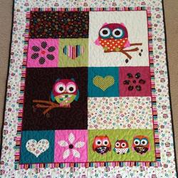 Owl Hur Quilt Cysiir and Home Decor