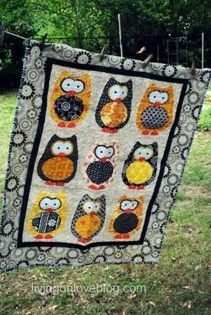 Owl Hur Quilt hl and Home Decor
