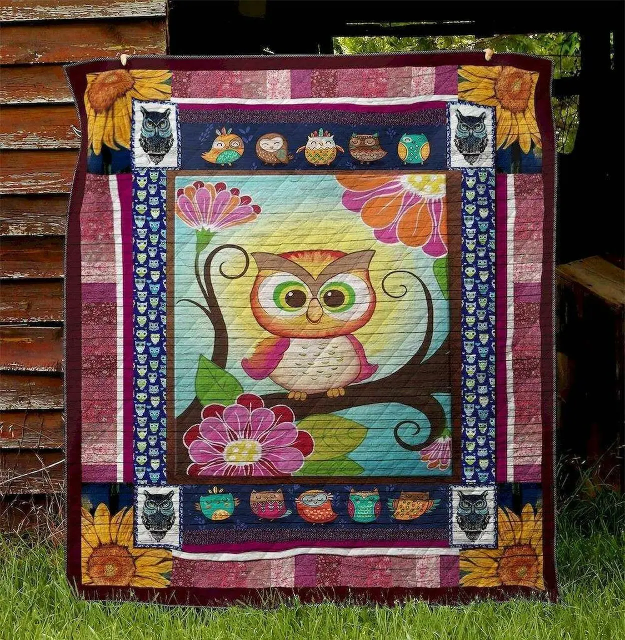 Owl Hur Quilt jc and Home Decor