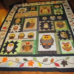 Owl Hur Quilt xm and Home Decor