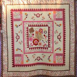 Owl In The Roses Quilt Tdhqg and Home Decor