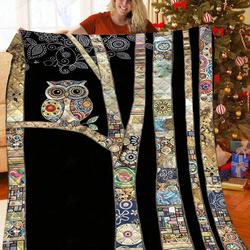 Owl NT2309171CL Quilt Blanket and Home Decor