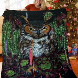 Owl NT2309172CL Quilt Blanket and Home Decor