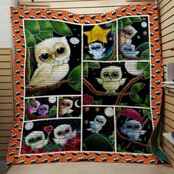 Owl Owl Owl Oh Quilt Blanket Dhc04011463Dd and Home Decor